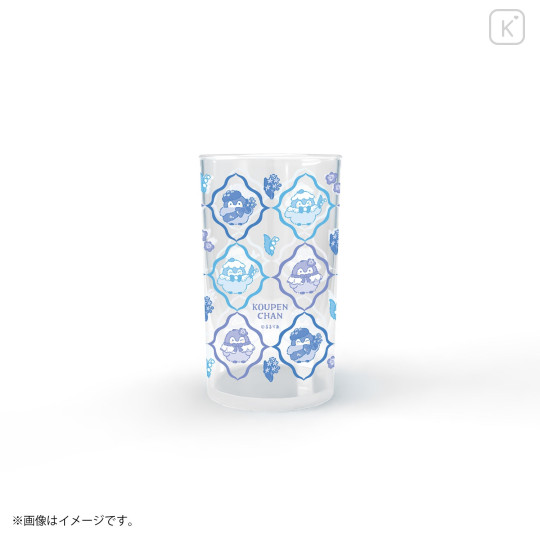 Japan Koupen-chan Glass Tumbler - Koupenchan : Hanamaru Sorairo - 1