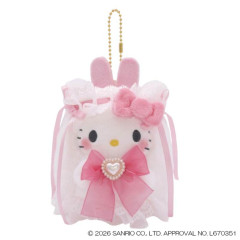 Japan Sanrio Mascot Keychain - Hello Kitty : Lolita Ghost White
