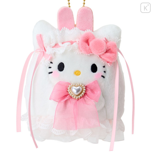Japan Sanrio Mascot Keychain - Hello Kitty : Lolita Ghost White - 2