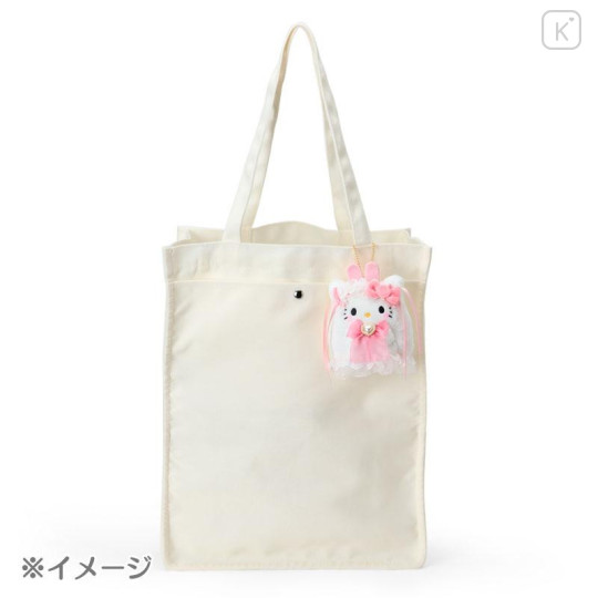 Japan Sanrio Mascot Keychain - Hello Kitty : Lolita Ghost White - 4