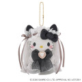 Japan Sanrio Mascot Keychain - Hello Kitty : Lolita Ghost Black - 1