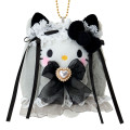 Japan Sanrio Mascot Keychain - Hello Kitty : Lolita Ghost Black - 2
