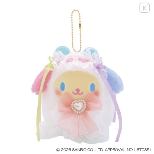 Japan Sanrio Mascot Keychain - Usahana : Lolita Ghost - 1