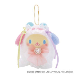 Japan Sanrio Mascot Keychain - Usahana : Lolita Ghost