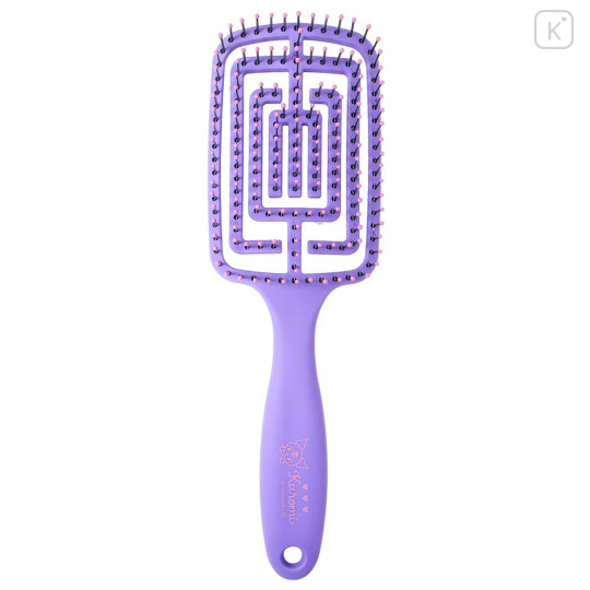 Japan Sanrio Dry Hair Brush - Kuromi - 1