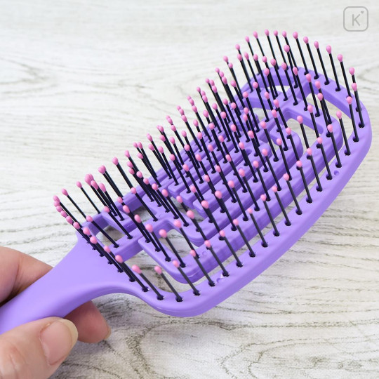 Japan Sanrio Dry Hair Brush - Kuromi - 3