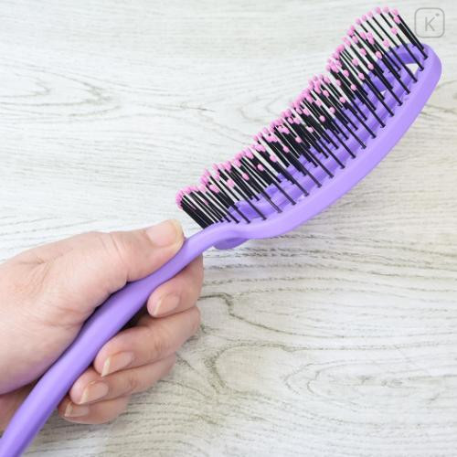 Japan Sanrio Dry Hair Brush - Kuromi - 4
