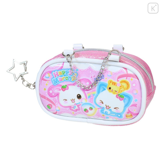 Japan Kamio Enamel Pouch Keychain - Happy March : Heisei Retro - 1