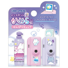 Japan Kamio Parody Pencil Cap Set - Rabbit Fuamii Instant Camera Style