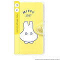 Japan Miffy Mini Planner Monthly Schedule Book - Miffy : Ghost Yellow 2027 - 1