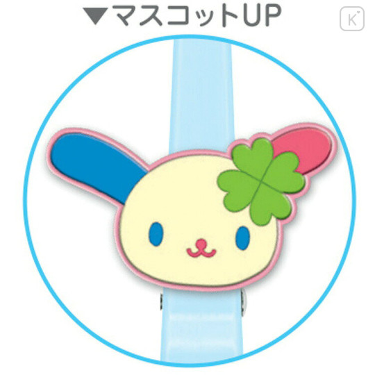 Japan Sanrio Long Hair Clip - Usahana : Heisei Retro Clover - 2