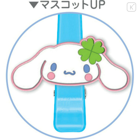 Japan Sanrio Long Hair Clip - Cinnamoroll : Heisei Retro Clover - 2