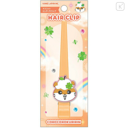 Japan Sanrio Long Hair Clip - Corocorokuririn : Heisei Retro Clover - 1
