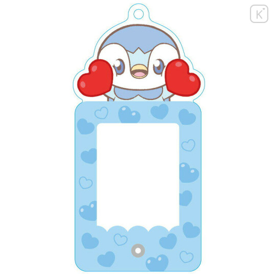 Japan Pokemon Photo Frame Keychain - Piplup : Pokepeace Fans Love - 1