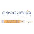 Japan Peanuts Kutsuwa Cruro Rolling Stamp Pen - Snoopy : Orange - 2
