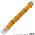Japan Peanuts Kutsuwa Cruro Rolling Stamp Pen - Snoopy : Orange - 4