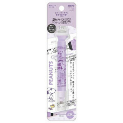 Japan Peanuts Kutsuwa Cruro Rolling Stamp Pen - Snoopy : Joe Cool Purple