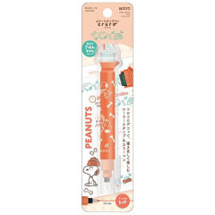 Japan Peanuts Kutsuwa Cruro Rolling Stamp Pen - Snoopy : Food Red