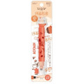 Japan Moomin Kutsuwa Cruro Rolling Stamp Pen - Little My : Red - 1