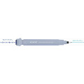 Japan Kutsuwa Cruro Rolling Stamp Pen - Right Arrow Smoky Blue - 4