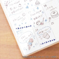 Japan Kutsuwa Cruro Rolling Stamp Pen - Right Arrow Smoky Blue - 5