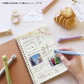 Japan Kutsuwa Cruro Rolling Stamp Pen - Right Arrow Smoky Blue - 6