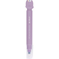 Japan Kutsuwa Cruro Rolling Stamp Pen - Cat Paw Footprint Pale Lavender - 2