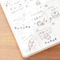 Japan Kutsuwa Cruro Rolling Stamp Pen - Cat Paw Footprint Pale Lavender - 5