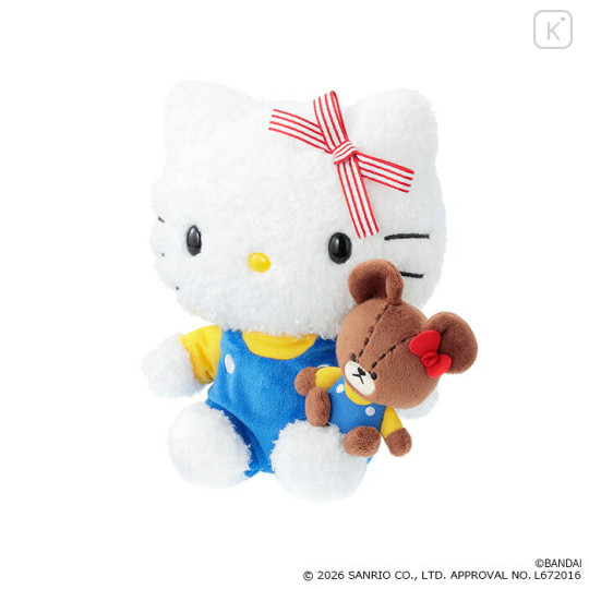 Japan Sanrio × The Bear's School Plush Toy - Hello Kitty : Fluffy Outfit - 2
