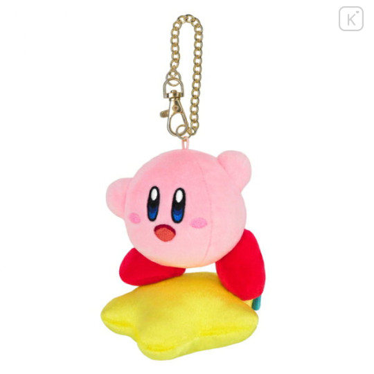 Japan Kirby Mascot Keychain - Kirby : Kirby Air Riders Warp Star - 1