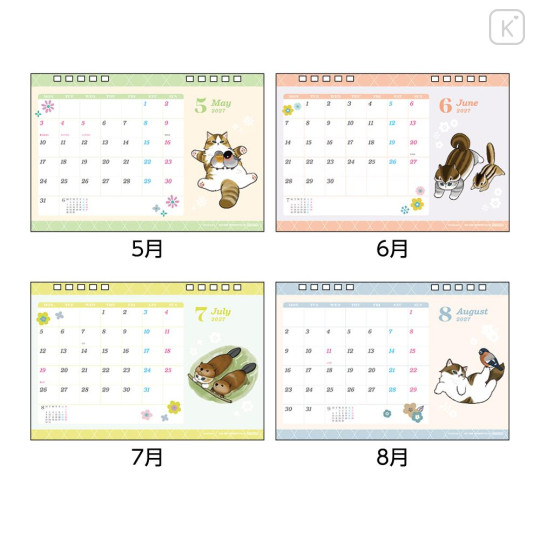 Japan Mofusand Desk Calendar - Cat Meow Fun 2027 - 3