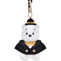 Japan Disney Store Plush Keychain - Pooh : Kuronohi Black Day
