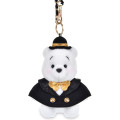 Japan Disney Store Plush Keychain - Pooh : Kuronohi Black Day - 1