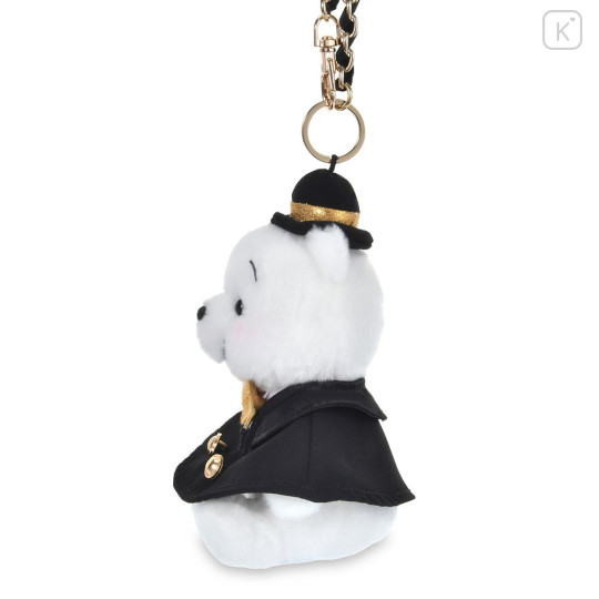 Japan Disney Store Plush Keychain - Pooh : Kuronohi Black Day - 3