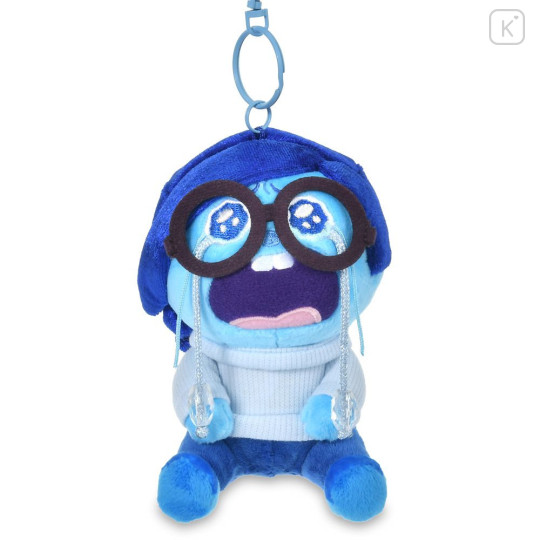 Japan Disney Store Plush Keychain - Sadness : Cry and Wail - 1