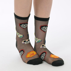 Japan Disney Store Black Sheer Socks - Coco : Miguel