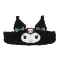 Japan Sanrio Original Face-Shaped Hairband - Kuromi - 1