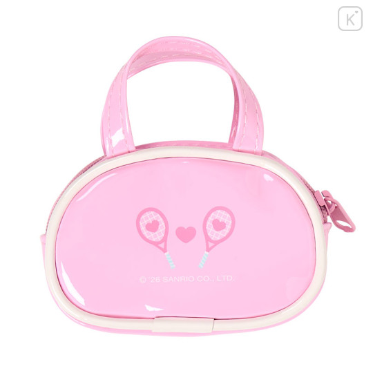 Japan Sanrio Original Mini Boston-Style Pouch Bag Charm - Hello Kitty : Sanrio Girls's Tennis Club - 3