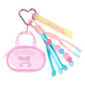 Japan Sanrio Original Mini Boston-Style Pouch Bag Charm - My Melody : Sanrio Girls's Tennis Club - 1