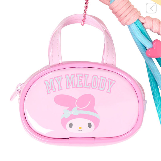 Japan Sanrio Original Mini Boston-Style Pouch Bag Charm - My Melody : Sanrio Girls's Tennis Club - 2
