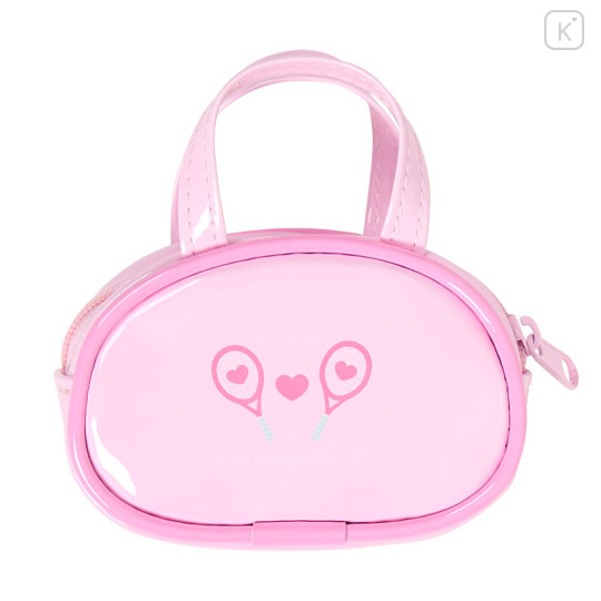 Japan Sanrio Original Mini Boston-Style Pouch Bag Charm - My Melody : Sanrio Girls's Tennis Club - 3