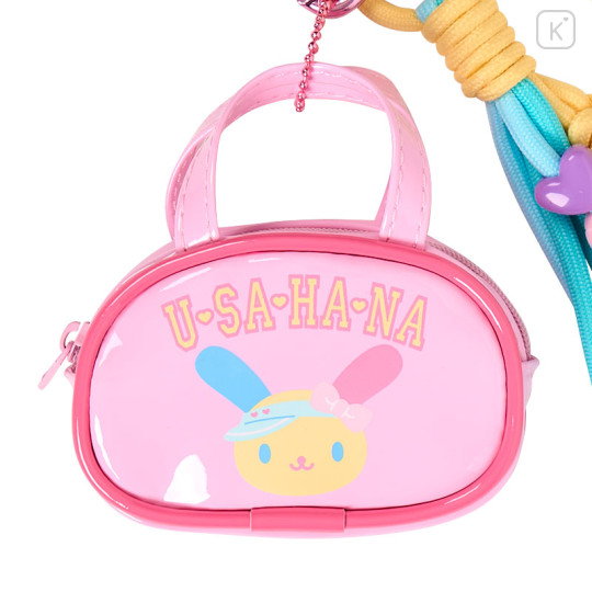 Japan Sanrio Original Mini Boston-Style Pouch Bag Charm - Usahana : Sanrio Girls's Tennis Club - 2