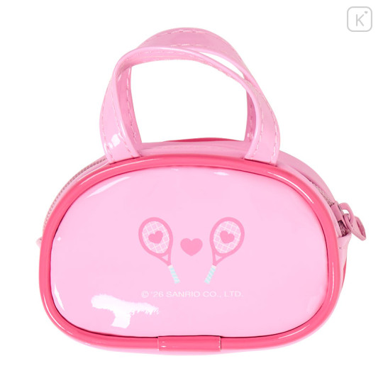 Japan Sanrio Original Mini Boston-Style Pouch Bag Charm - Usahana : Sanrio Girls's Tennis Club - 3