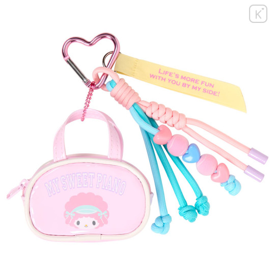 Japan Sanrio Original Mini Boston-Style Pouch Bag Charm - My Sweet Piano : Sanrio Girls's Tennis Club - 1