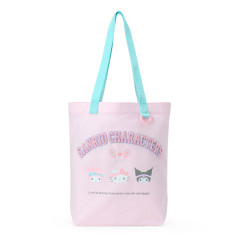 Japan Sanrio Original Tote Bag - Hello Kitty & Kuromi & My Melody : Sanrio Girls's Tennis Club