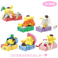 Japan Sanrio Re-Ment Miniature Figure Full Set - Pompompurin : Get ready with Me What should I wear today? - 1