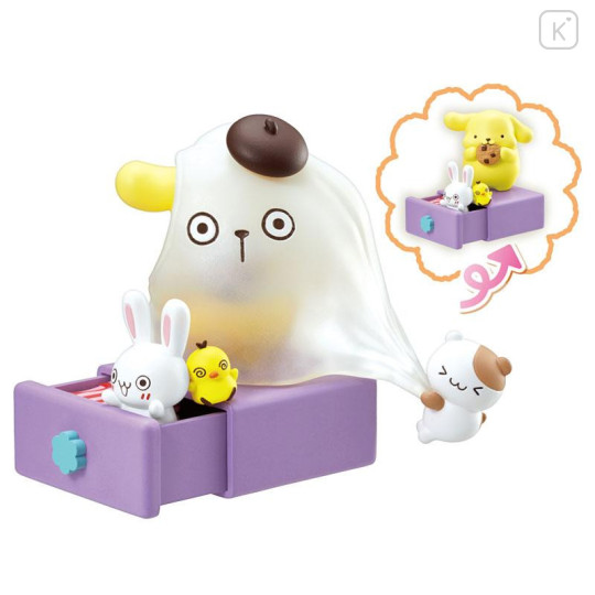 Japan Sanrio Re-Ment Miniature Figure Full Set - Pompompurin : Get ready with Me What should I wear today? - 4
