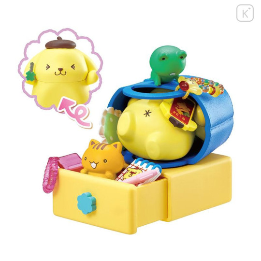 Japan Sanrio Re-Ment Miniature Figure Full Set - Pompompurin : Get ready with Me What should I wear today? - 5