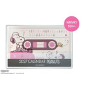 Japan Peanuts Desk Calendar - Snoopy & Woodstock : Cassette Style 2027 - 2
