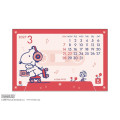 Japan Peanuts Desk Calendar - Snoopy & Woodstock : Cassette Style 2027 - 6